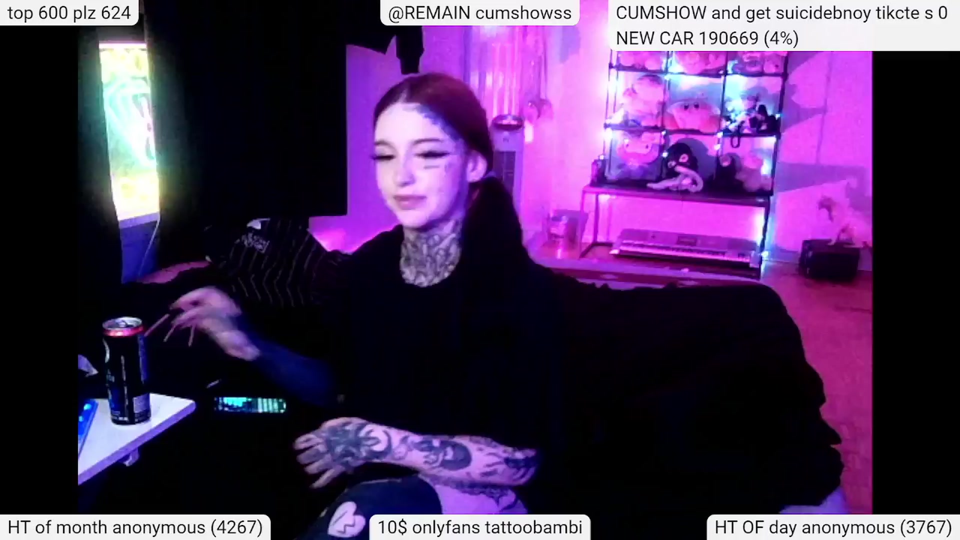 Gallery image thumbnail from Tattoobambi's myfreecams stream on, 04/10/2024, 05:58 image 19 of 20