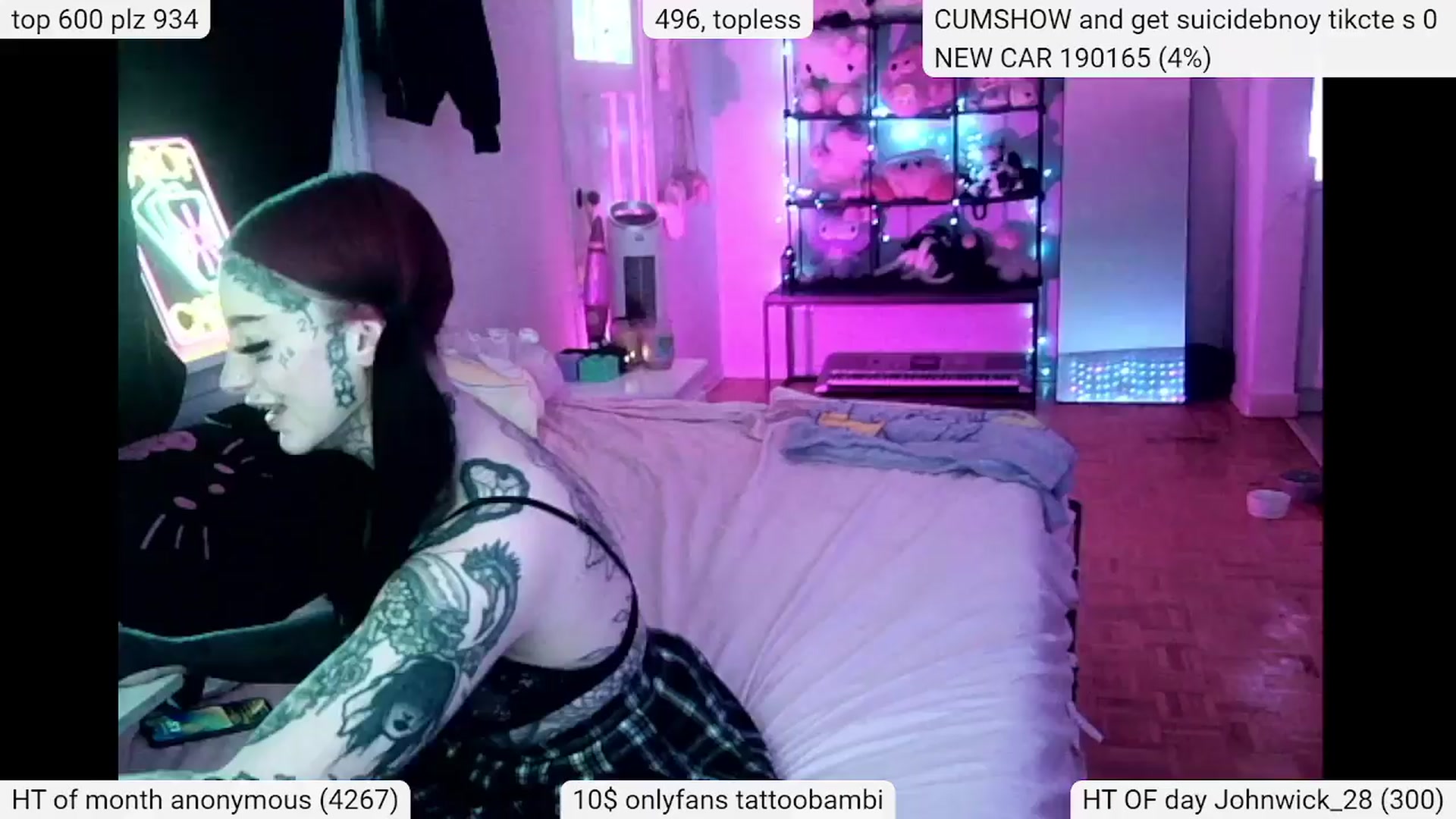 Gallery image thumbnail from Tattoobambi's myfreecams stream on, 04/13/2024, 20:37 image 20 of 20