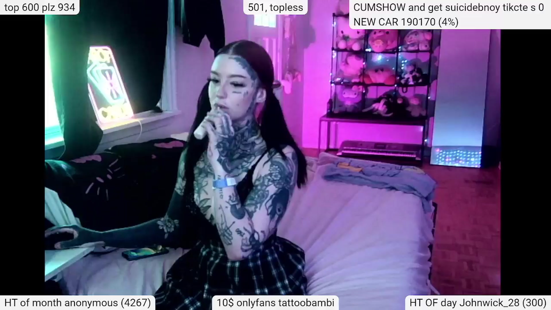 Gallery image thumbnail from Tattoobambi's myfreecams stream on, 04/13/2024, 20:37 image 12 of 20