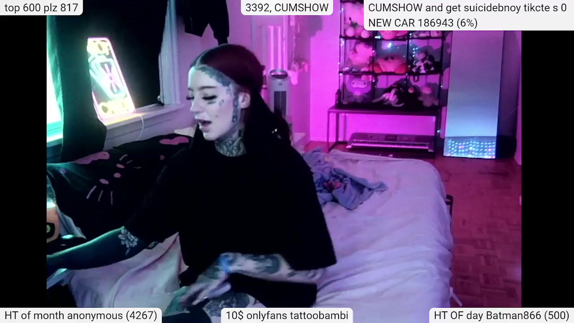 Gallery image thumbnail from Tattoobambi's myfreecams stream on, 04/13/2024, 22:42 image 14 of 20