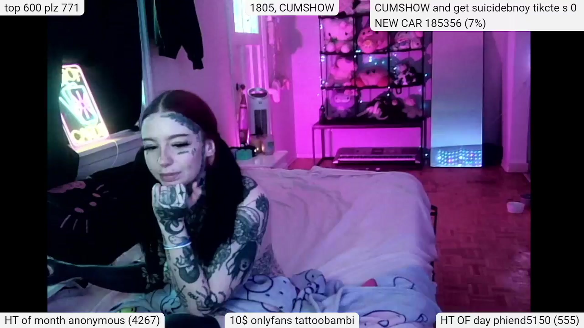 Gallery image thumbnail from Tattoobambi's myfreecams stream on, 04/13/2024, 22:42 image 16 of 20