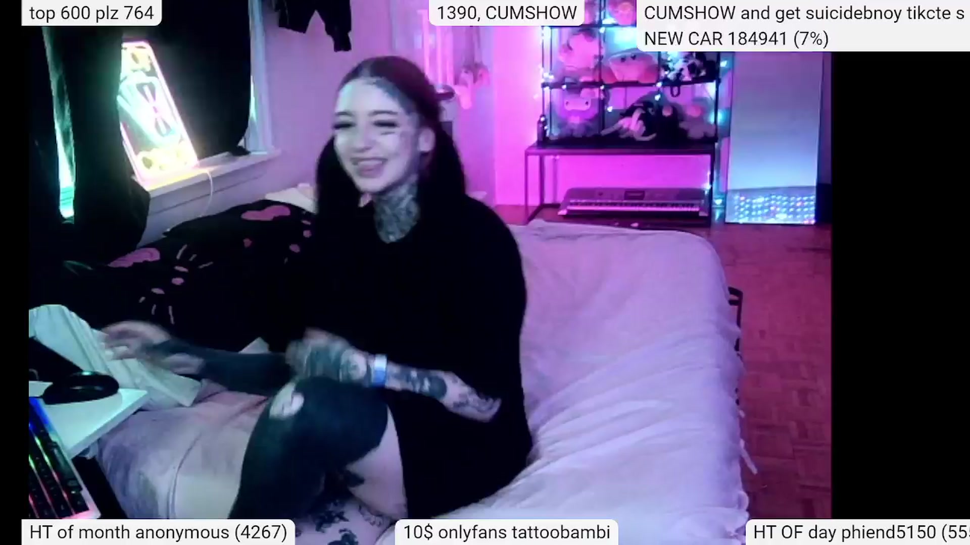 Gallery image thumbnail from Tattoobambi's myfreecams stream on, 04/13/2024, 22:42 image 19 of 20