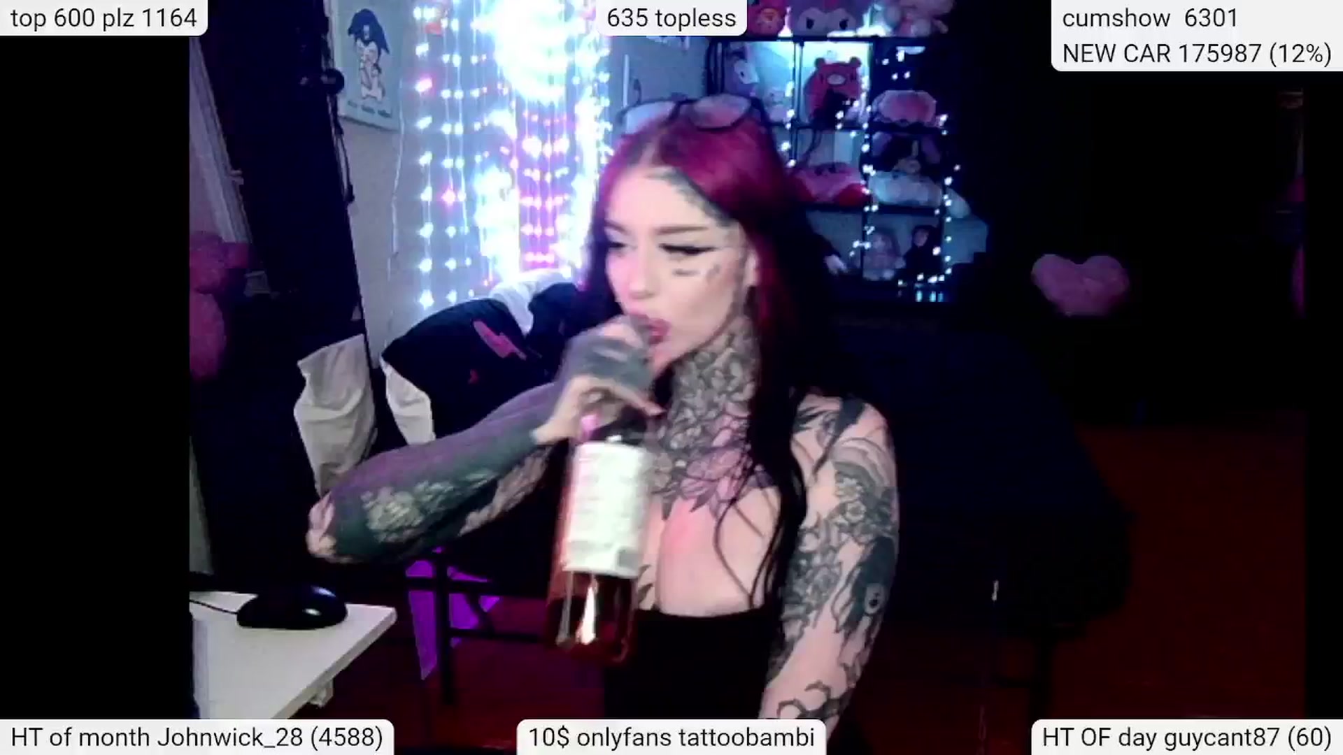 Gallery image thumbnail from Tattoobambi's myfreecams stream on, 04/26/2024, 01:52 image 5 of 20