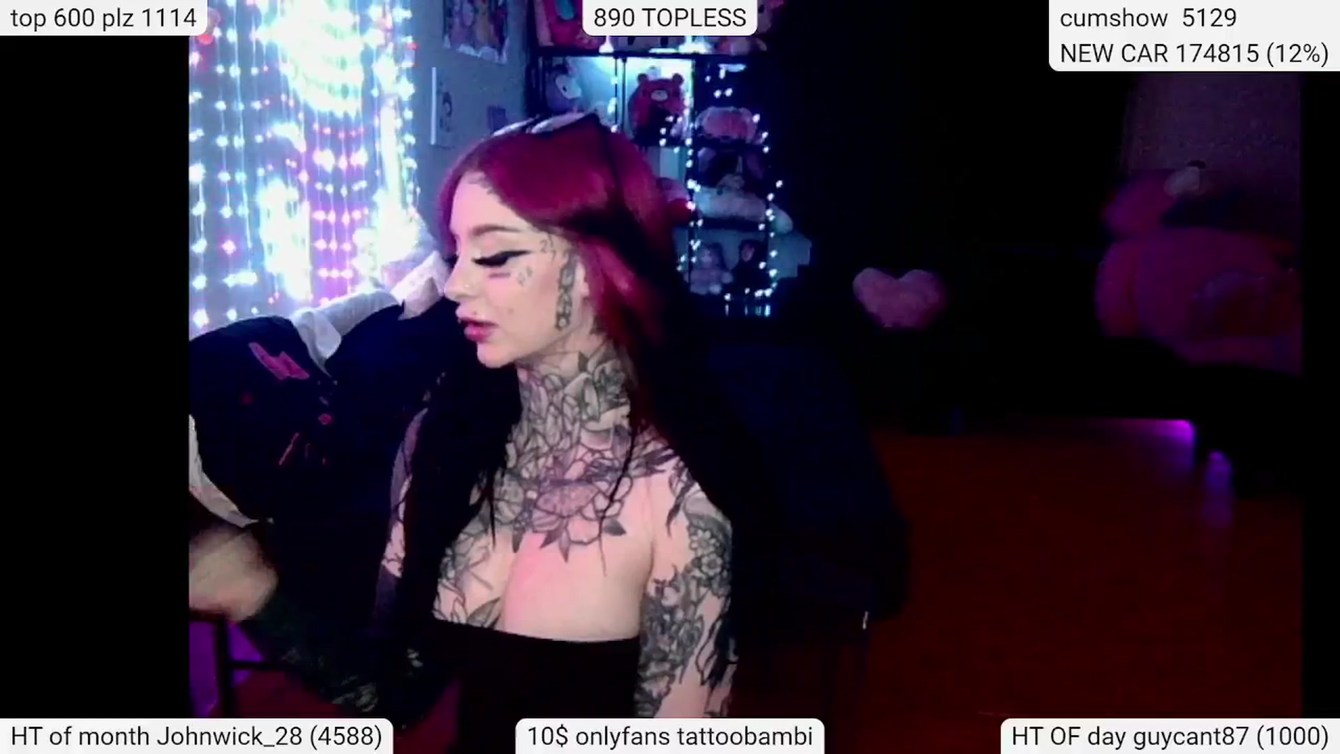 Gallery image thumbnail from Tattoobambi's myfreecams stream on, 04/26/2024, 03:25 image 7 of 20