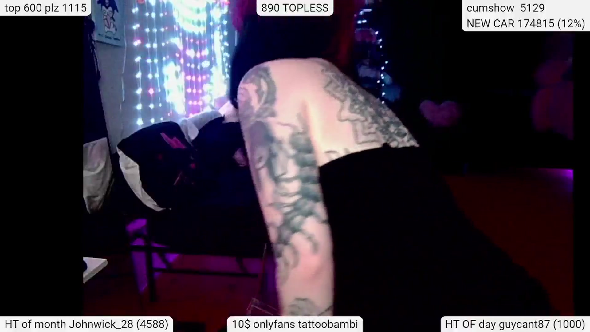 Gallery image thumbnail from Tattoobambi's myfreecams stream on, 04/26/2024, 03:25 image 10 of 20