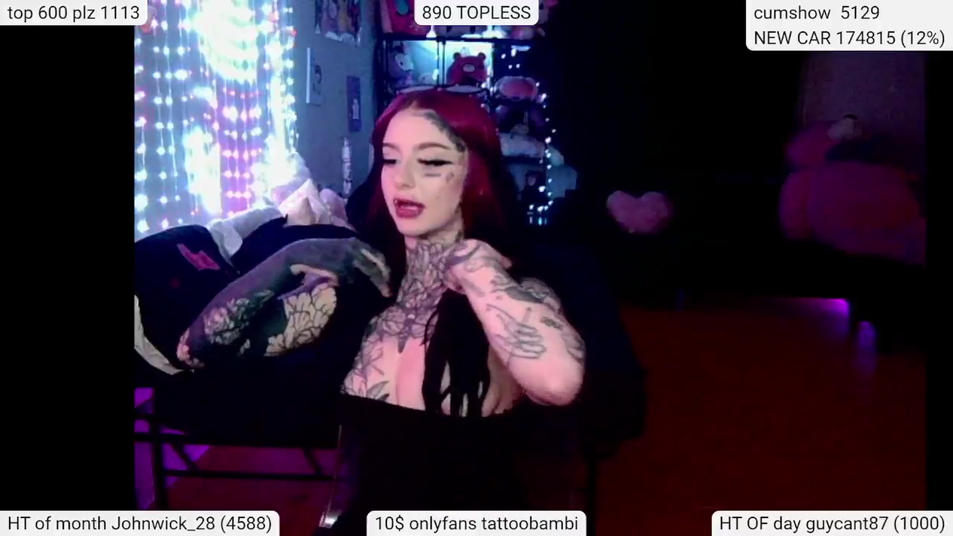 Gallery image thumbnail from Tattoobambi's myfreecams stream on, 04/26/2024, 03:25 image 2 of 20