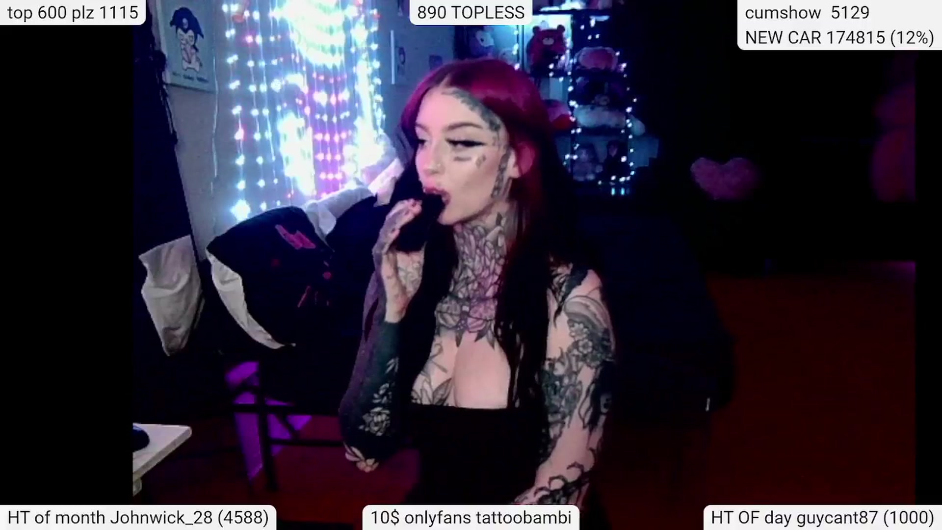 Gallery image thumbnail from Tattoobambi's myfreecams stream on, 04/26/2024, 03:25 image 9 of 20