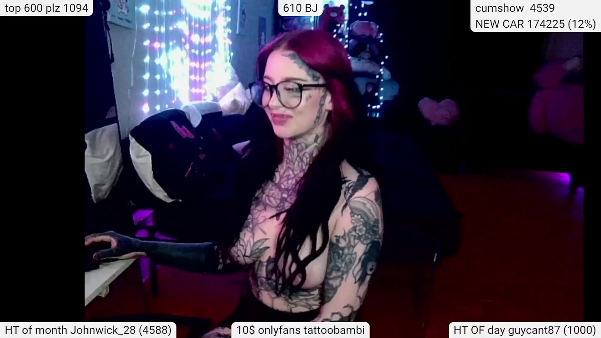 Gallery image thumbnail from Tattoobambi's myfreecams stream on, 04/26/2024, 04:15 image 7 of 20