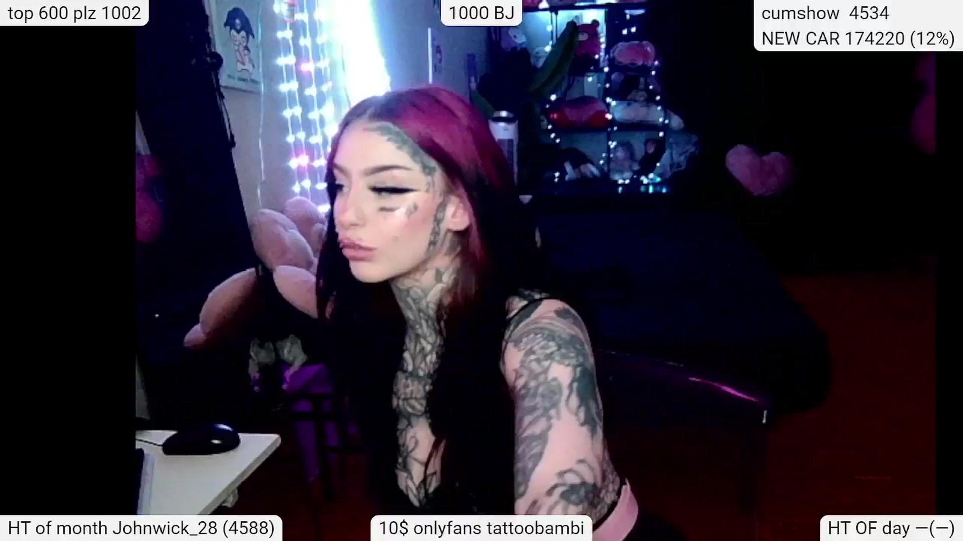 Gallery image thumbnail from Tattoobambi's myfreecams stream on, 04/28/2024, 02:02 image 6 of 20