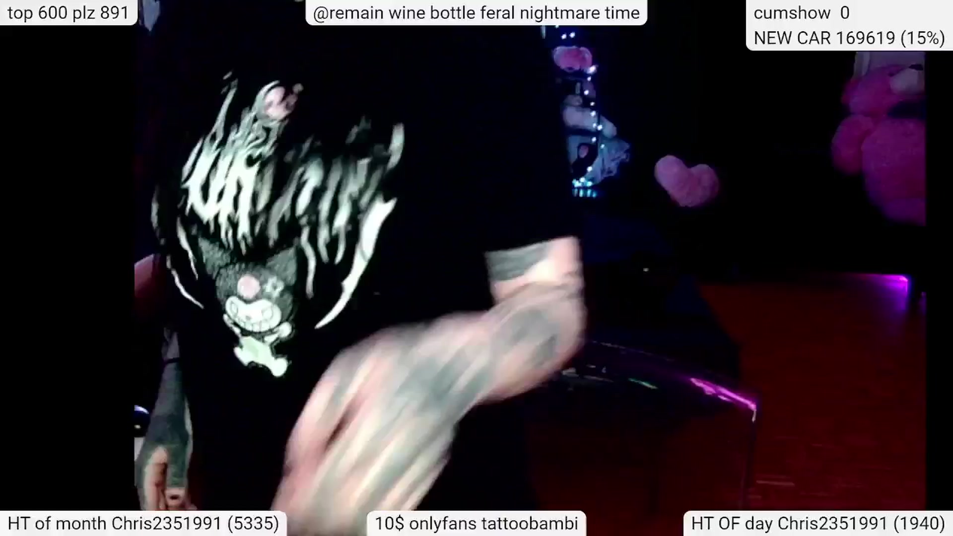 Gallery image thumbnail from Tattoobambi's myfreecams stream on, 04/28/2024, 04:37 image 4 of 20