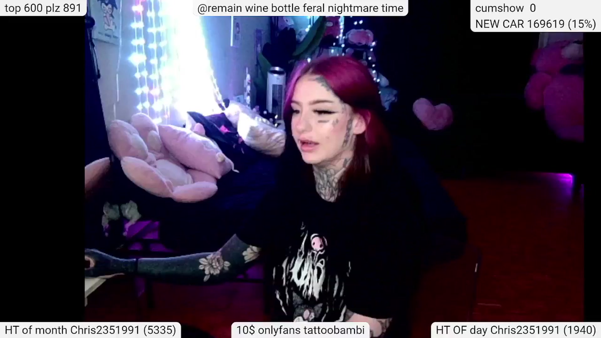 Gallery image thumbnail from Tattoobambi's myfreecams stream on, 04/28/2024, 04:37 image 3 of 20