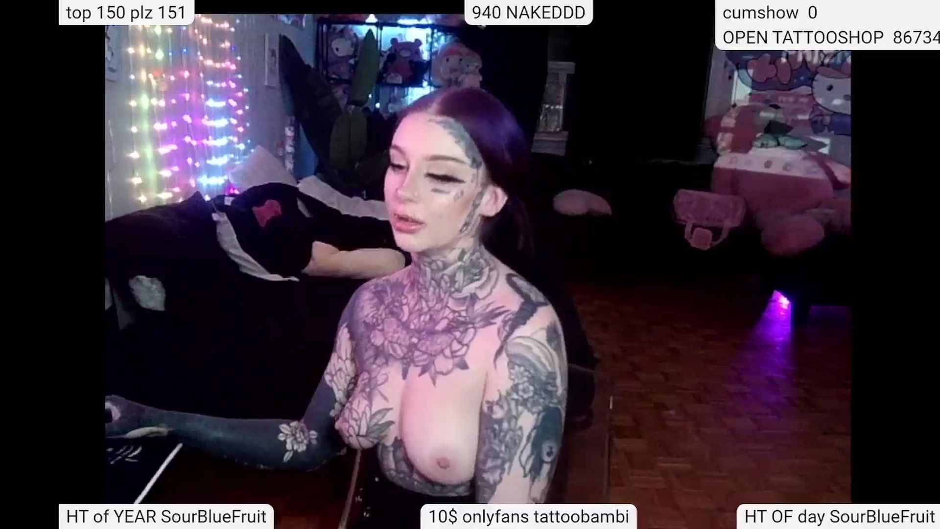 Gallery image thumbnail from Tattoobambi's myfreecams stream on, 05/09/2024, 02:04 image 15 of 20