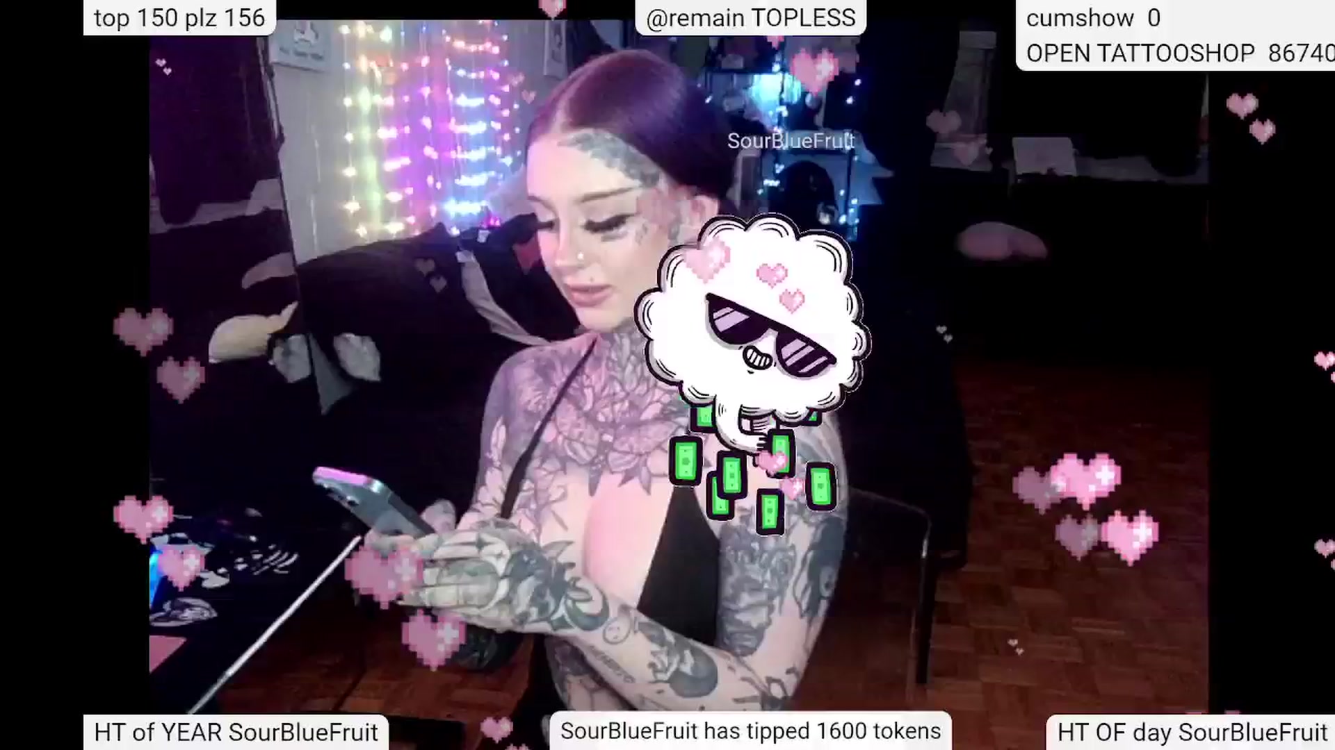 Gallery image thumbnail from Tattoobambi's myfreecams stream on, 05/09/2024, 02:04 image 1 of 20
