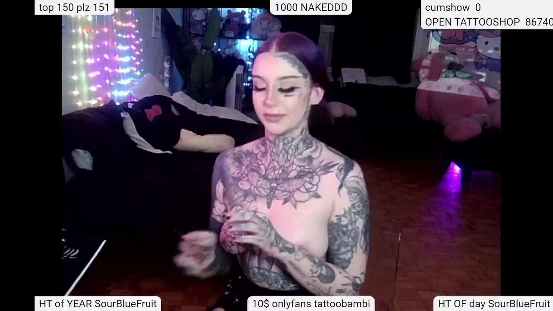 Gallery image thumbnail from Tattoobambi's myfreecams stream on, 05/09/2024, 02:04 image 5 of 20