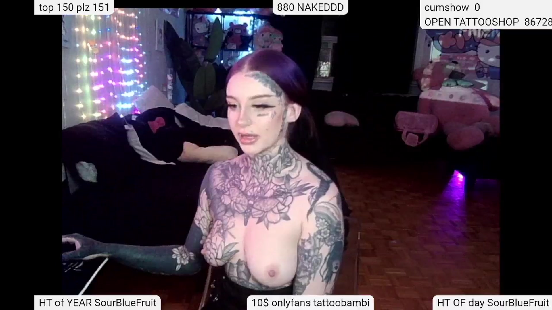 Gallery image thumbnail from Tattoobambi's myfreecams stream on, 05/09/2024, 02:04 image 18 of 20