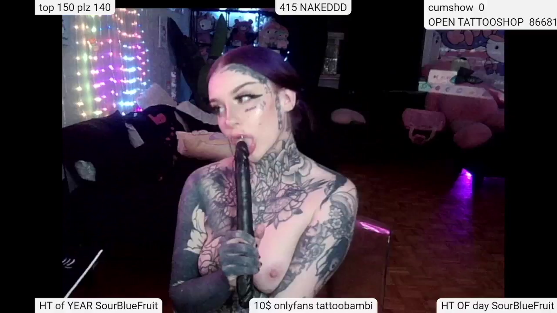 Gallery image thumbnail from Tattoobambi's myfreecams stream on, 05/09/2024, 04:31 image 8 of 20