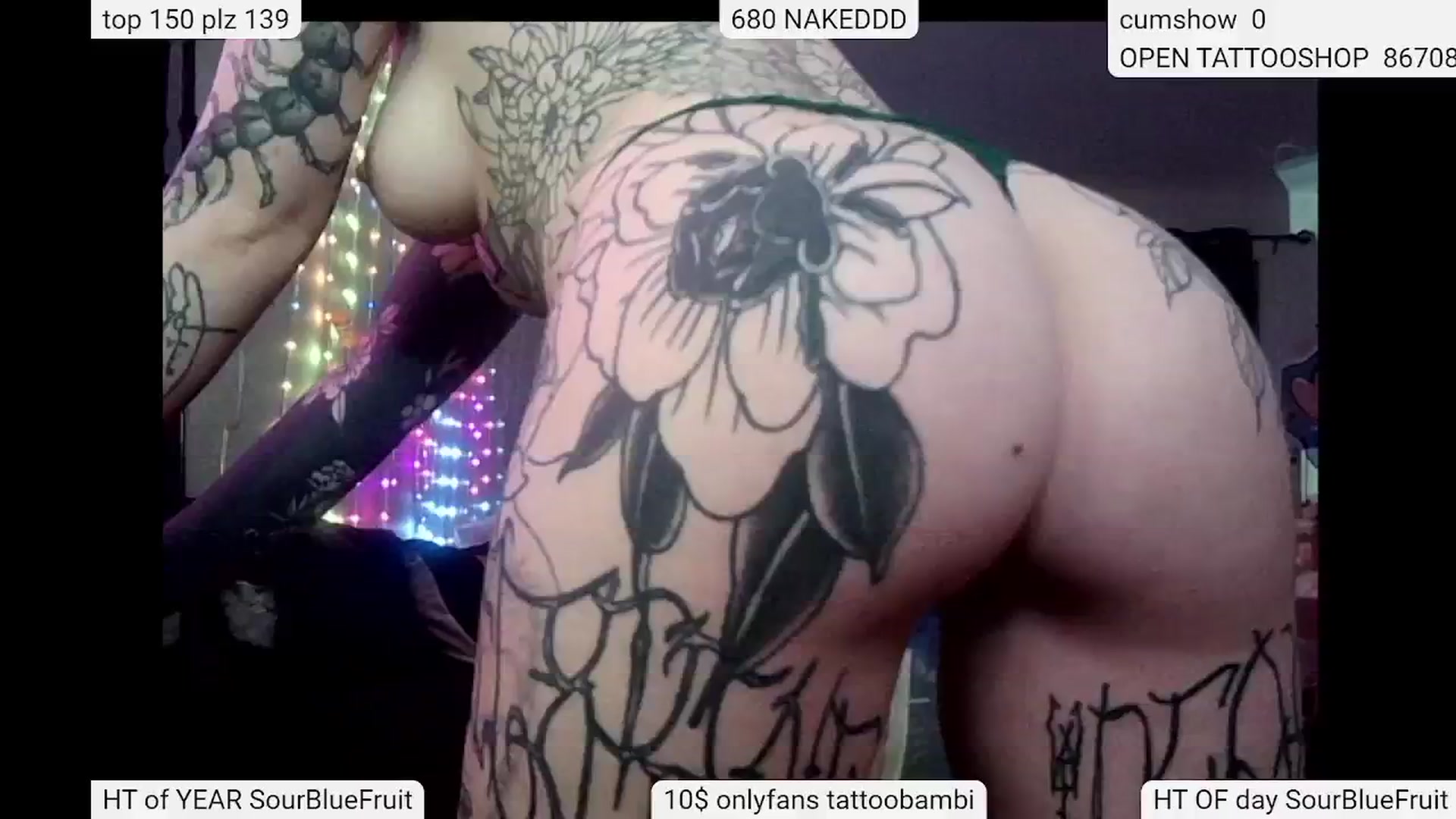 Gallery image thumbnail from Tattoobambi's myfreecams stream on, 05/09/2024, 04:31 image 4 of 20