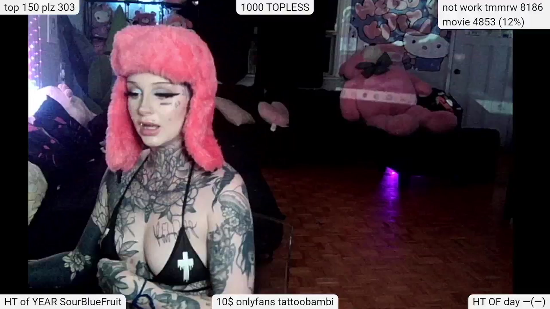Gallery image thumbnail from Tattoobambi's myfreecams stream on, 05/18/2024, 03:26 image 12 of 20