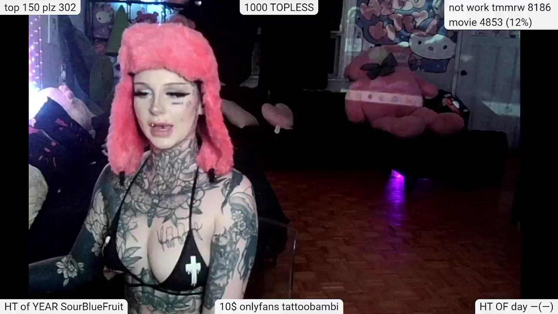 Gallery image thumbnail from Tattoobambi's myfreecams stream on, 05/18/2024, 03:26 image 11 of 20