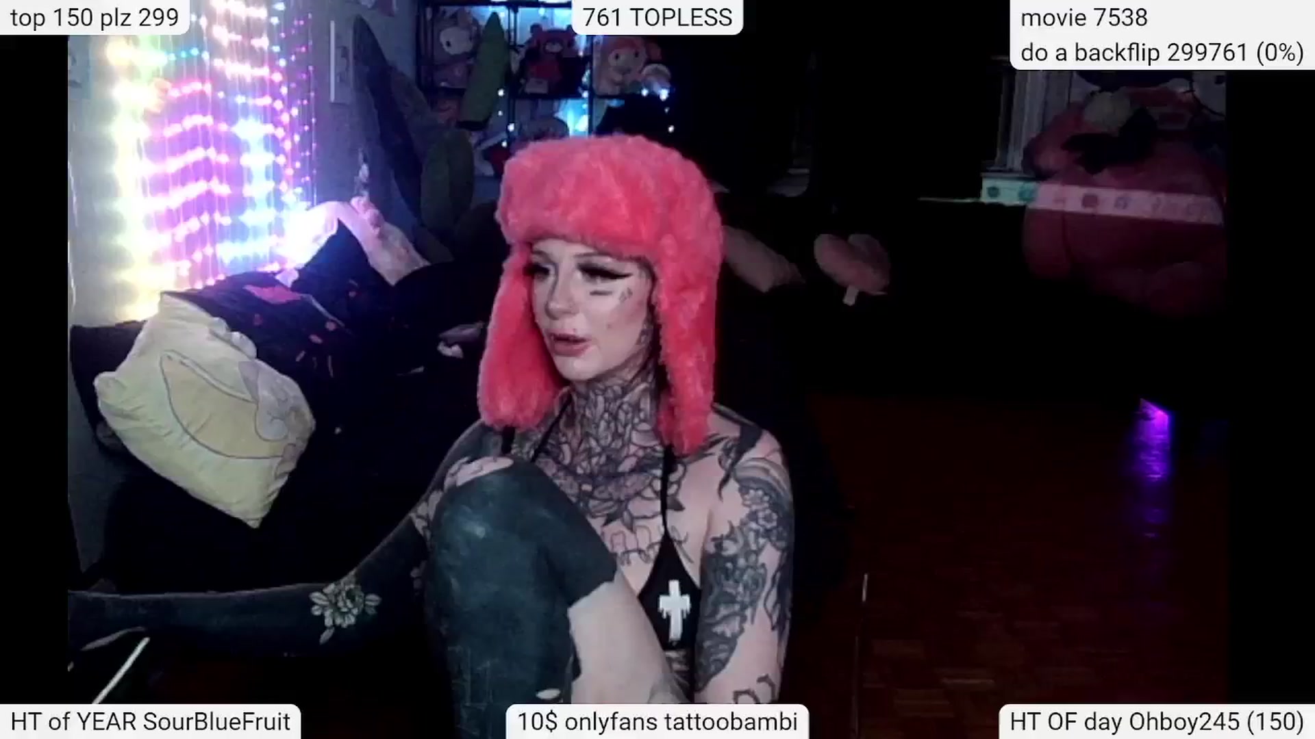 Gallery image thumbnail from Tattoobambi's myfreecams stream on, 05/18/2024, 04:15 image 8 of 20