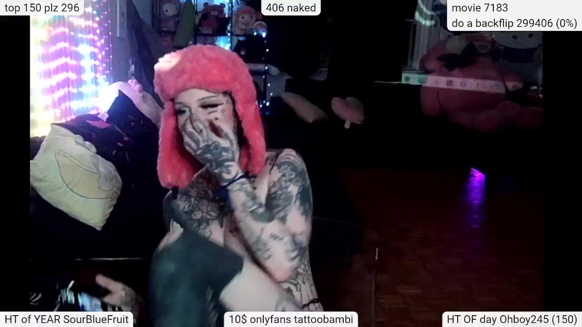 Gallery image thumbnail from Tattoobambi's myfreecams stream on, 05/18/2024, 04:15 image 18 of 20