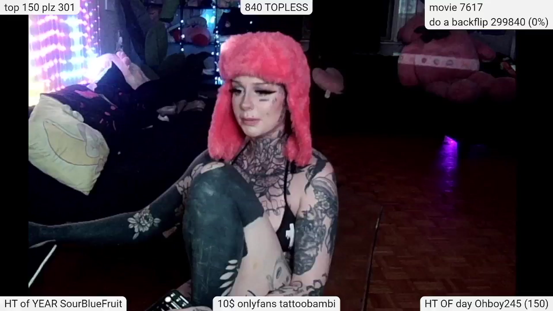 Gallery image thumbnail from Tattoobambi's myfreecams stream on, 05/18/2024, 04:15 image 4 of 20