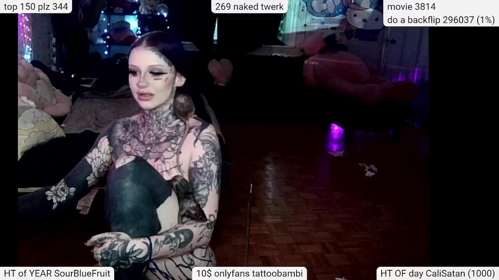 Gallery image thumbnail from Tattoobambi's myfreecams stream on, 05/21/2024, 01:44 image 10 of 20
