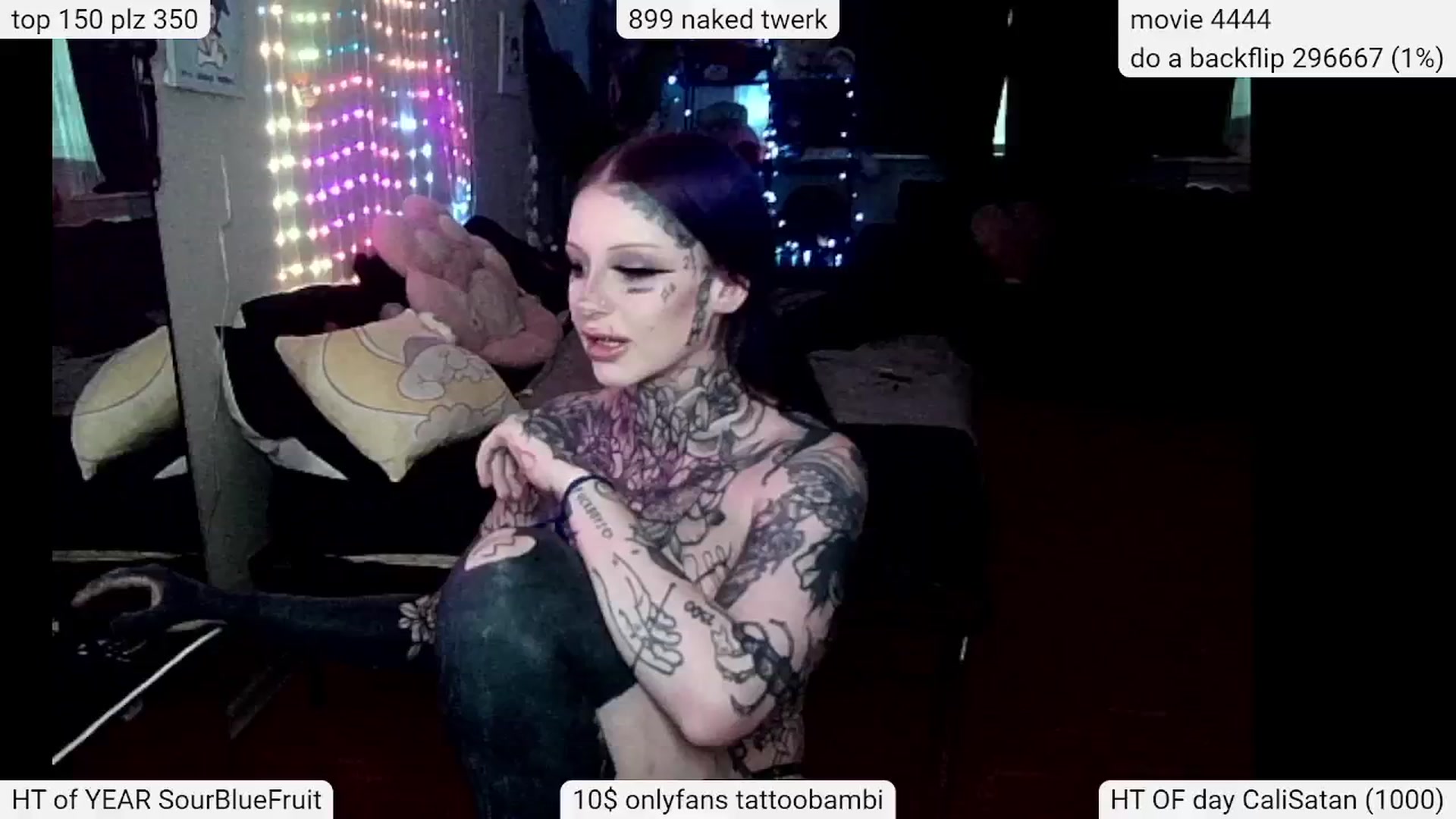 Gallery image thumbnail from Tattoobambi's myfreecams stream on, 05/21/2024, 01:44 image 5 of 20