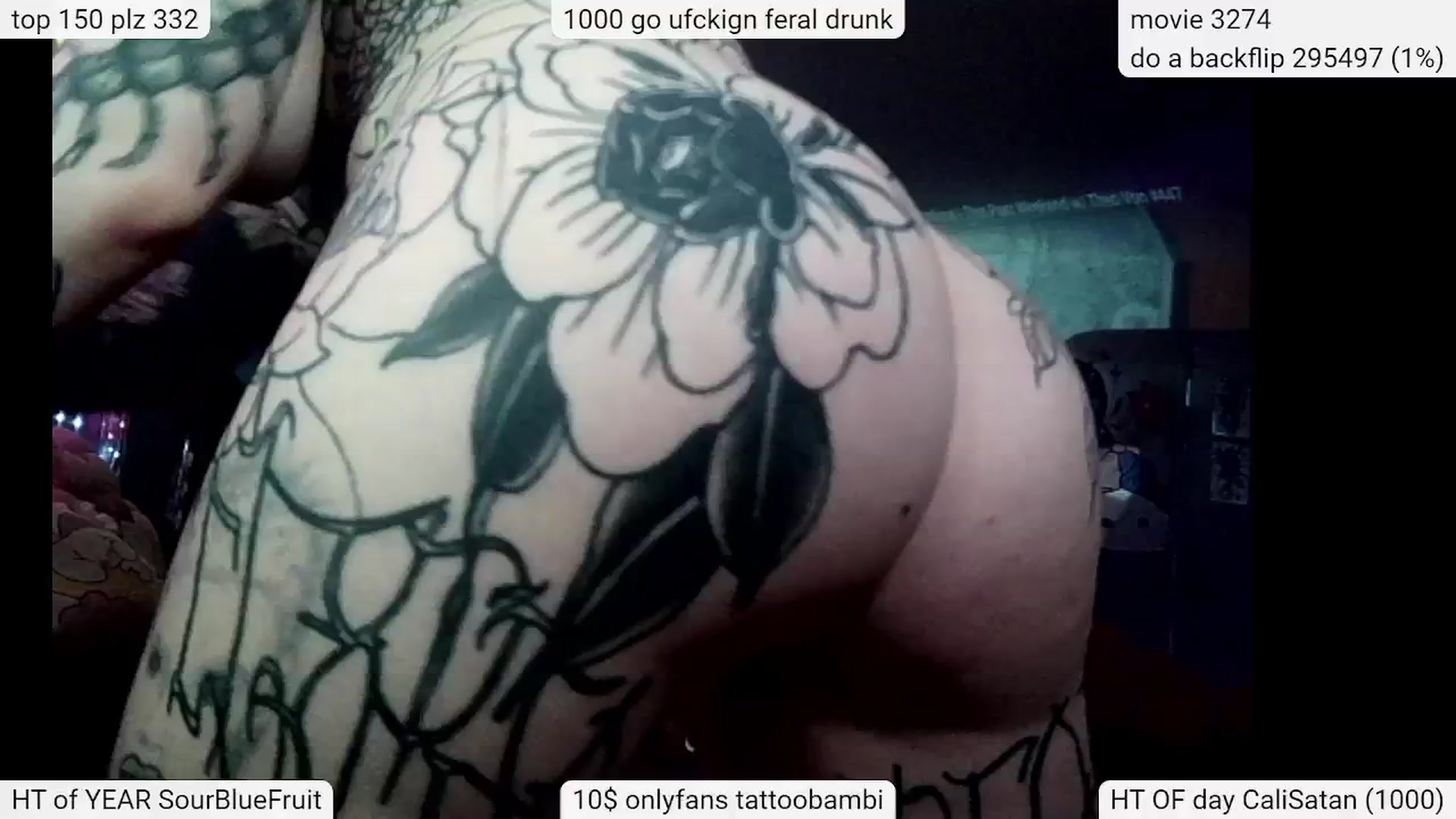 Gallery image thumbnail from Tattoobambi's myfreecams stream on, 05/21/2024, 01:44 image 13 of 20