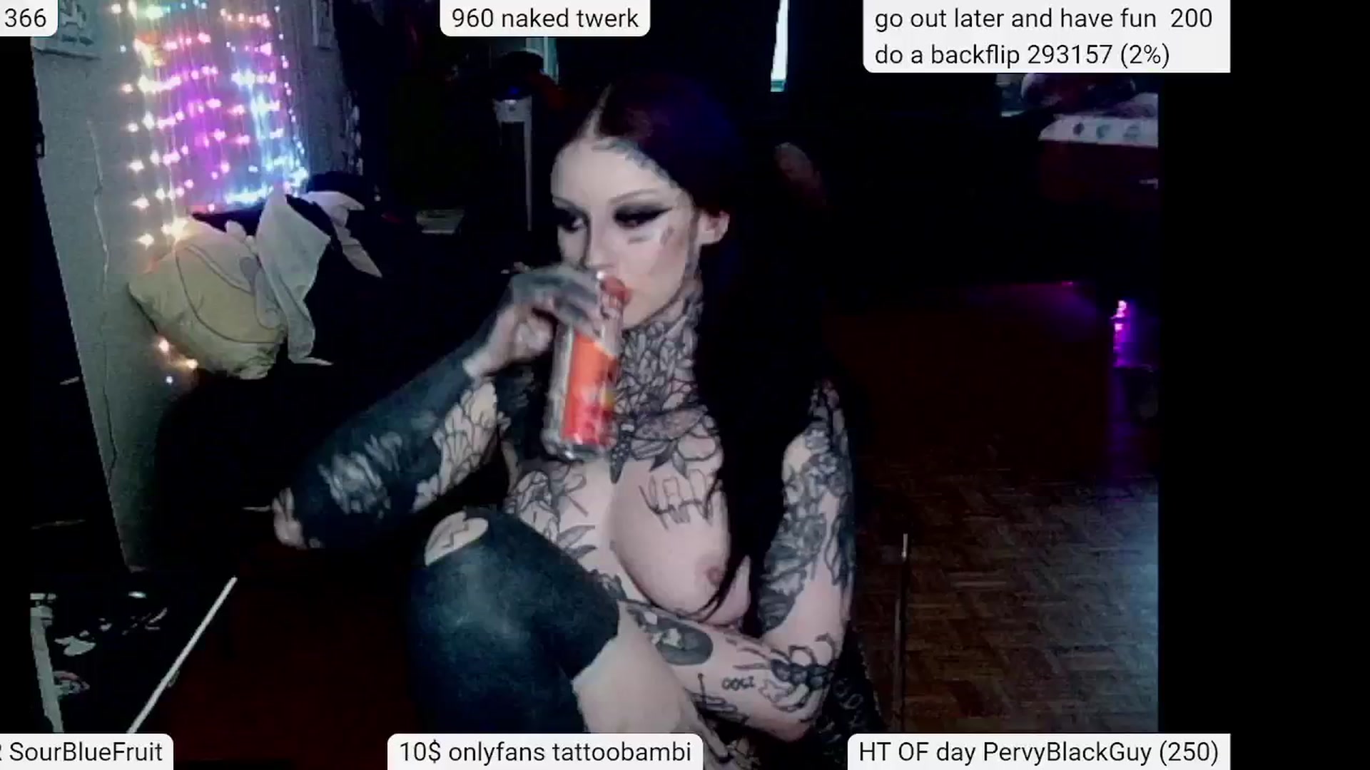 Gallery image thumbnail from Tattoobambi's myfreecams stream on, 05/23/2024, 24:56 image 15 of 20