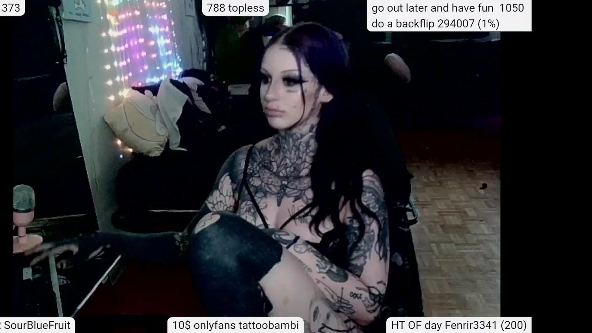 Gallery image thumbnail from Tattoobambi's myfreecams stream on, 05/23/2024, 24:56 image 8 of 20