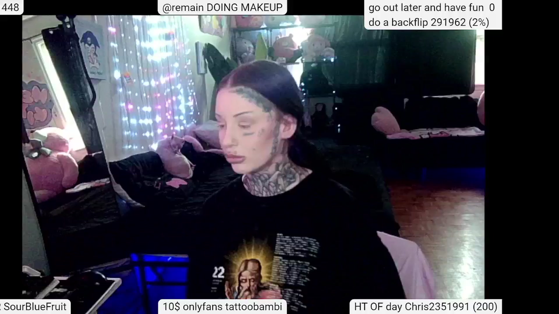 Gallery image thumbnail from Tattoobambi's myfreecams stream on, 05/25/2024, 20:45 image 19 of 20