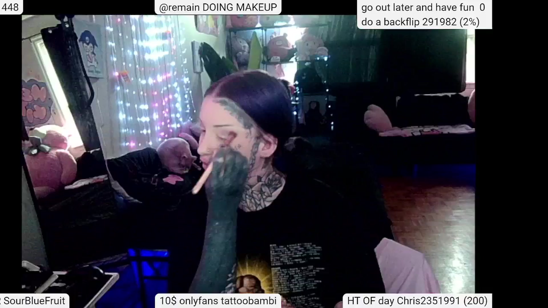 Gallery image thumbnail from Tattoobambi's myfreecams stream on, 05/25/2024, 20:45 image 10 of 20
