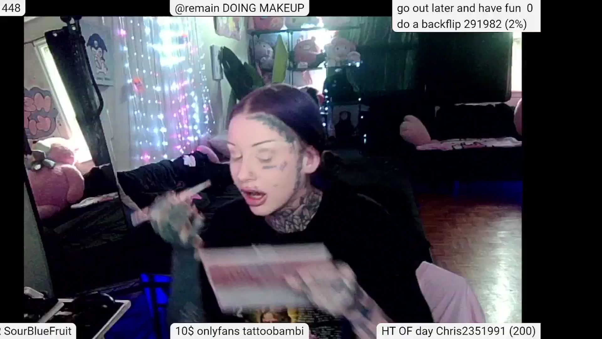 Gallery image thumbnail from Tattoobambi's myfreecams stream on, 05/25/2024, 20:45 image 5 of 20