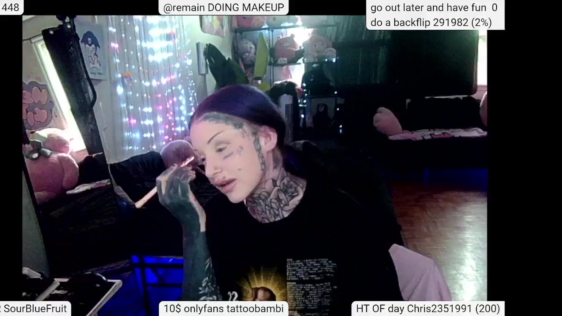 Gallery image thumbnail from Tattoobambi's myfreecams stream on, 05/25/2024, 20:45 image 9 of 20