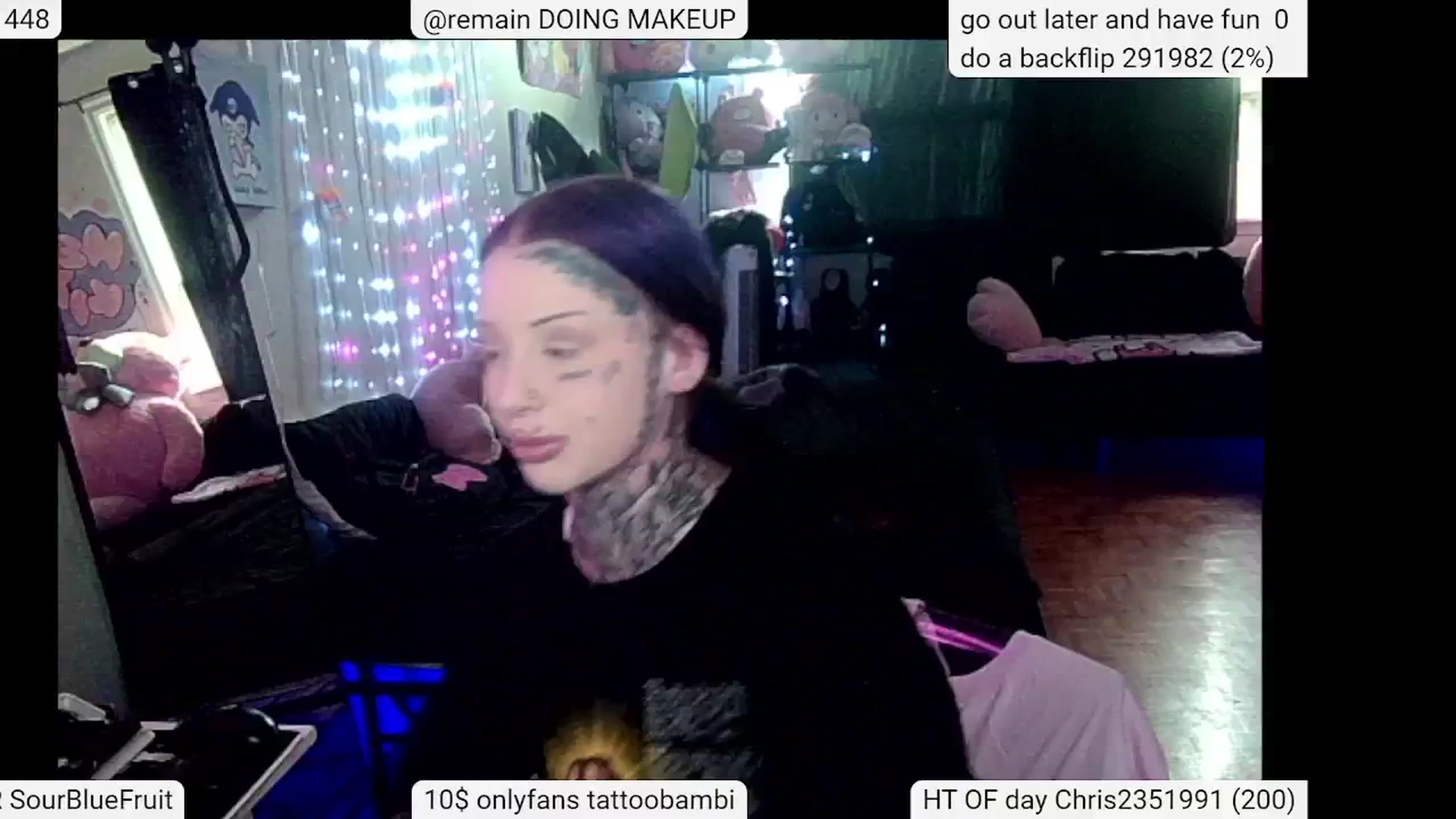 Gallery image thumbnail from Tattoobambi's myfreecams stream on, 05/25/2024, 20:45 image 13 of 20