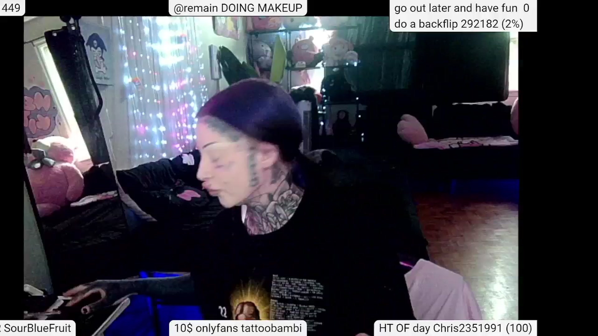 Gallery image thumbnail from Tattoobambi's myfreecams stream on, 05/25/2024, 20:45 image 2 of 20