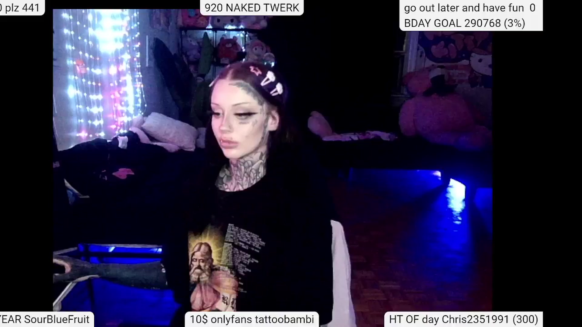 Gallery image thumbnail from Tattoobambi's myfreecams stream on, 05/26/2024, 02:36 image 10 of 20