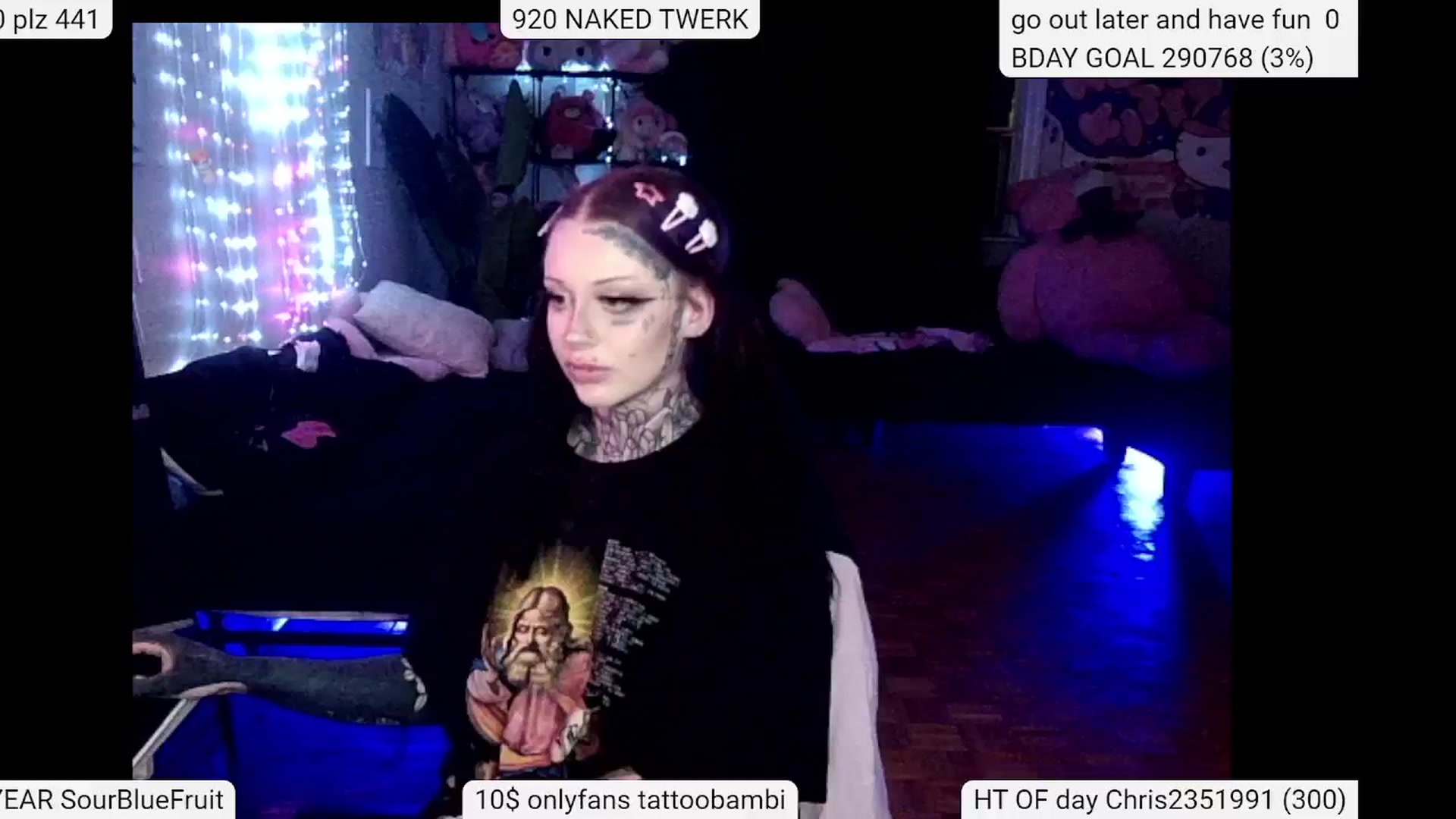 Gallery image thumbnail from Tattoobambi's myfreecams stream on, 05/26/2024, 02:36 image 13 of 20