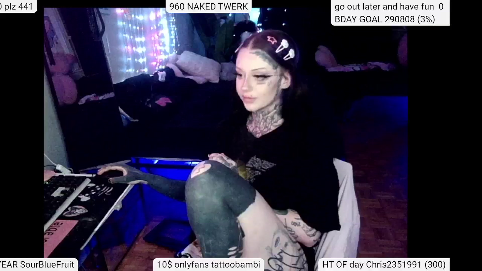 Gallery image thumbnail from Tattoobambi's myfreecams stream on, 05/26/2024, 02:36 image 2 of 20