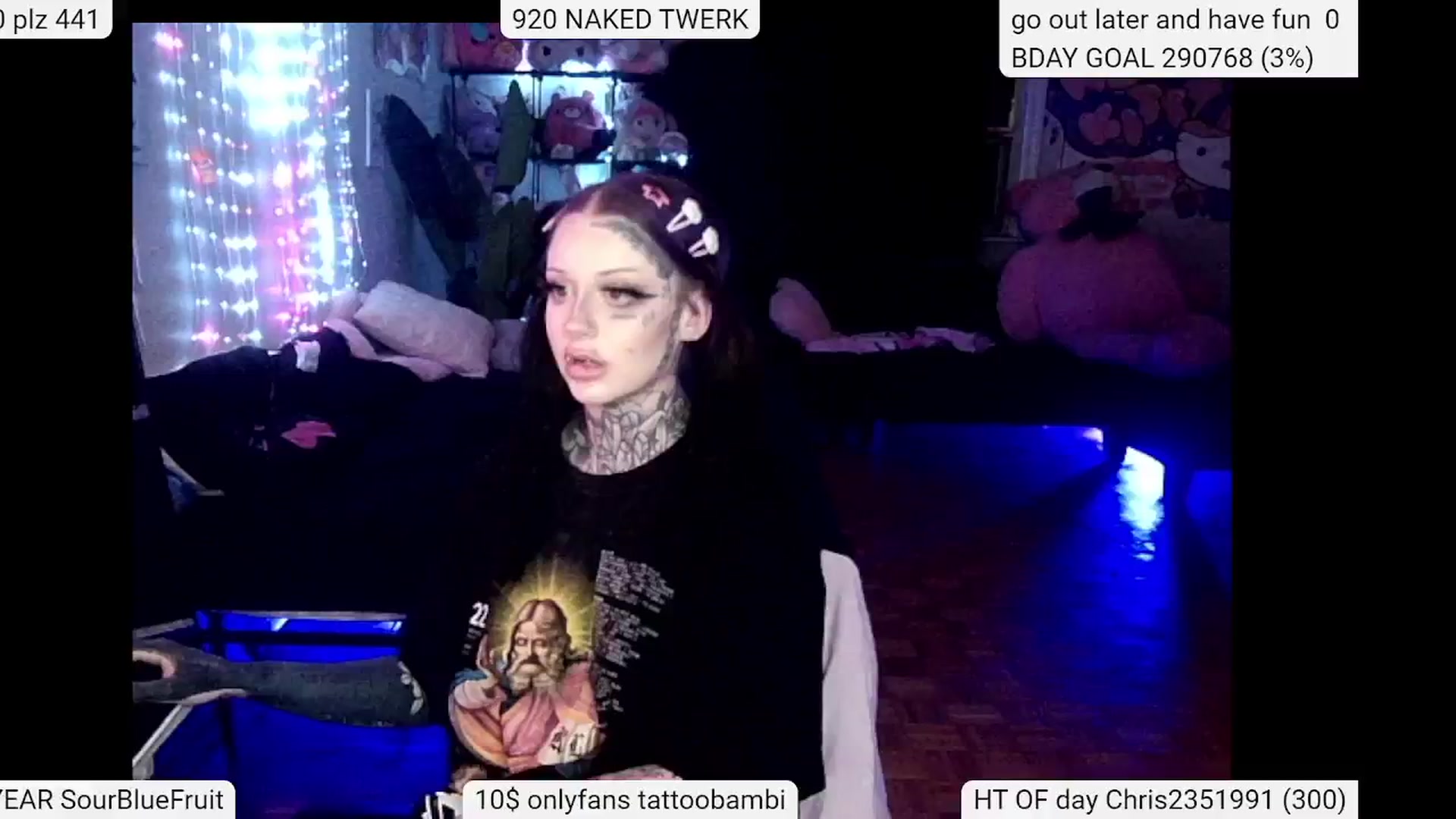 Gallery image thumbnail from Tattoobambi's myfreecams stream on, 05/26/2024, 02:36 image 12 of 20