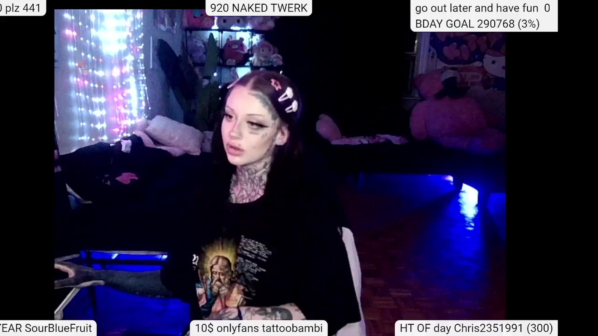 Gallery image thumbnail from Tattoobambi's myfreecams stream on, 05/26/2024, 02:36 image 7 of 20