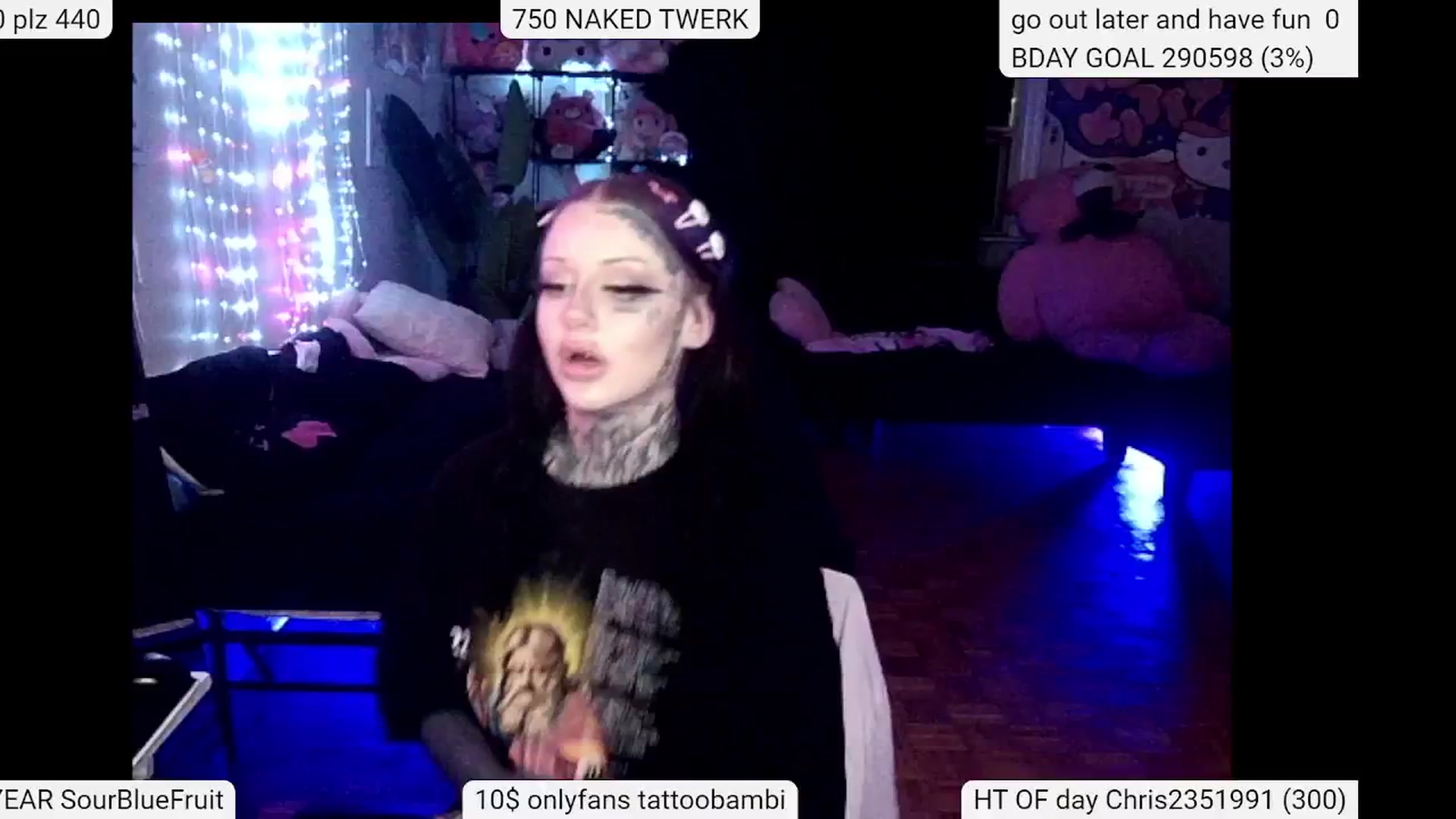 Gallery image thumbnail from Tattoobambi's myfreecams stream on, 05/26/2024, 02:36 image 19 of 20