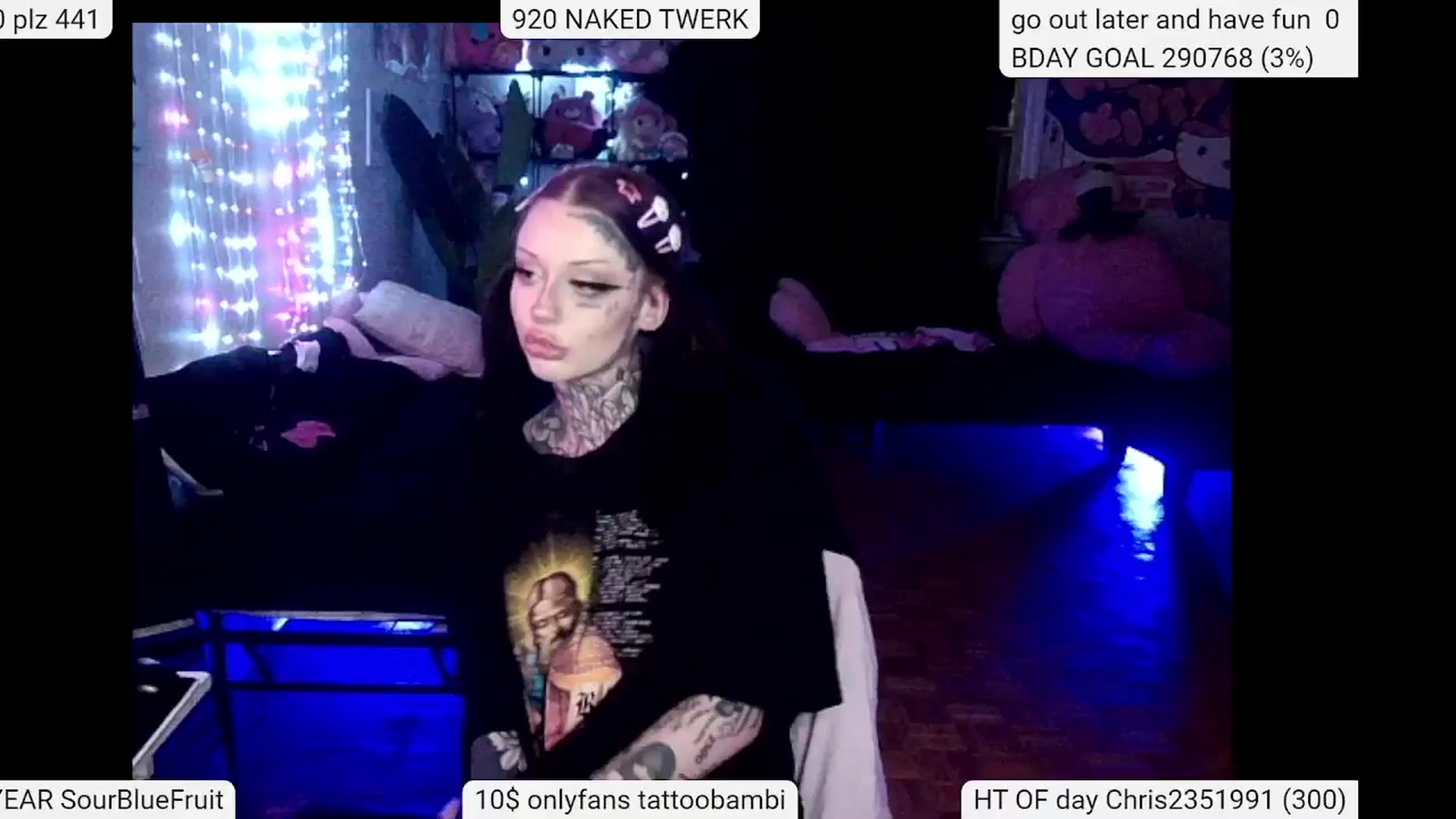 Gallery image thumbnail from Tattoobambi's myfreecams stream on, 05/26/2024, 02:36 image 11 of 20