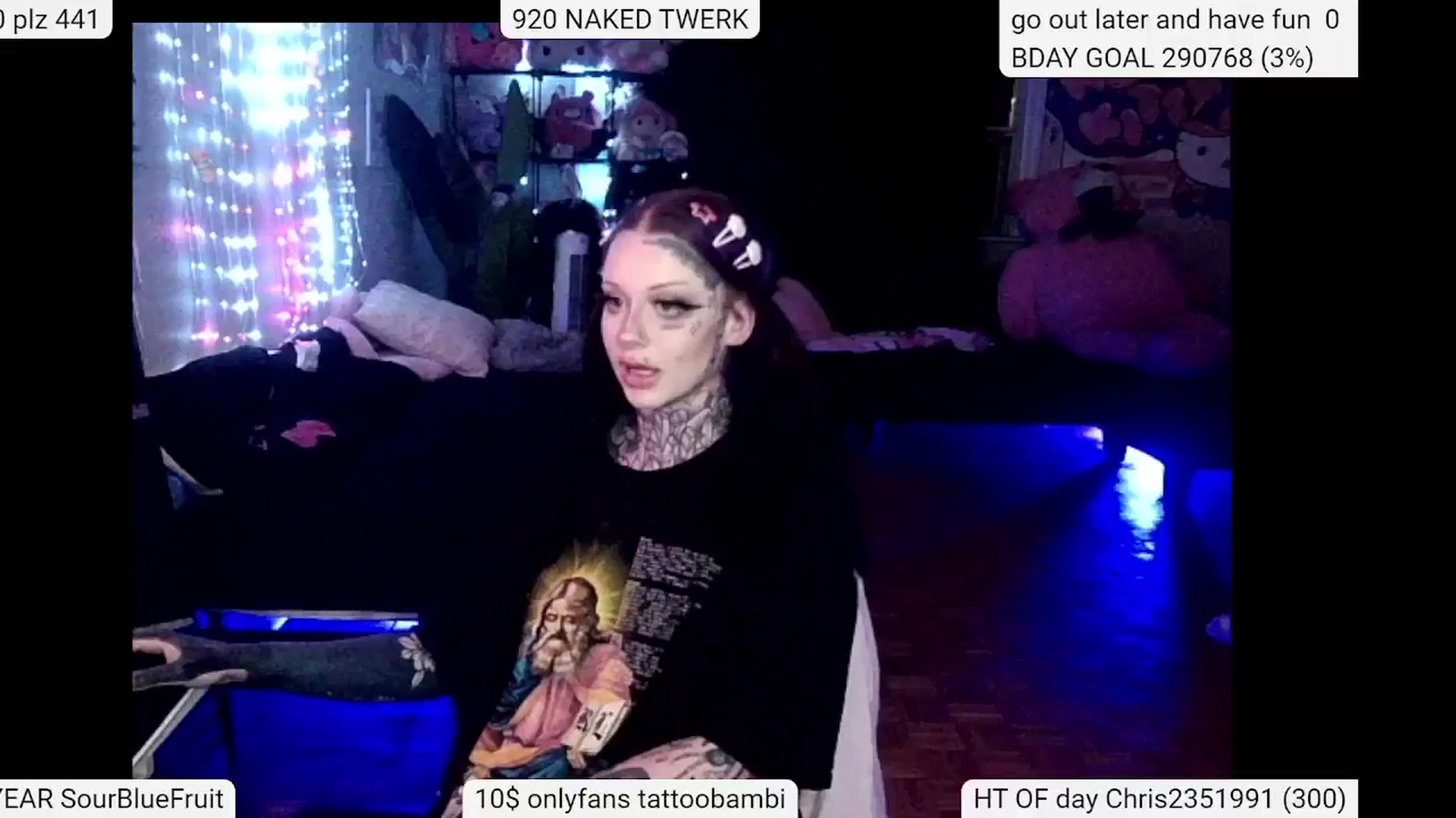 Gallery image thumbnail from Tattoobambi's myfreecams stream on, 05/26/2024, 02:36 image 14 of 20
