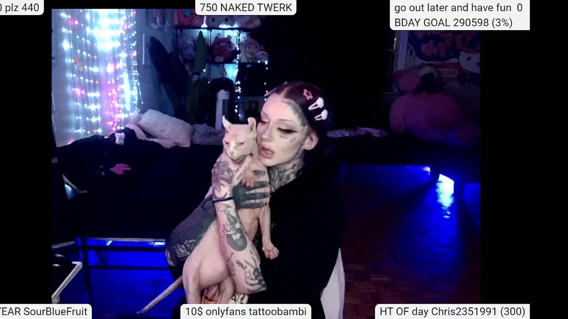 Gallery image thumbnail from Tattoobambi's myfreecams stream on, 05/26/2024, 02:36 image 20 of 20