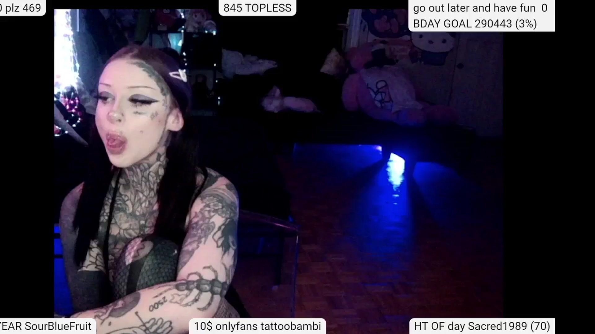Gallery image thumbnail from Tattoobambi's myfreecams stream on, 05/27/2024, 03:16 image 10 of 20