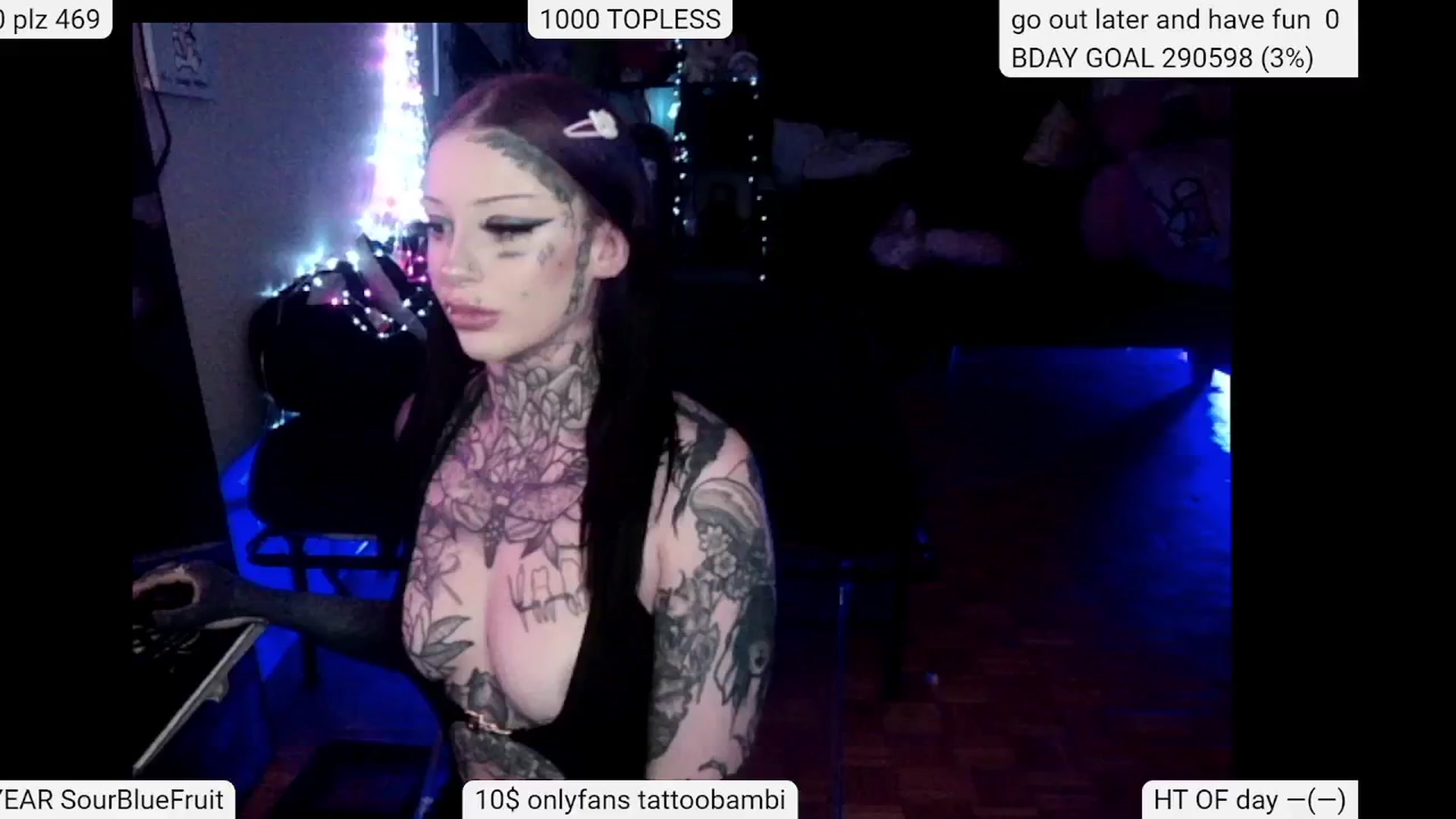 Gallery image thumbnail from Tattoobambi's myfreecams stream on, 05/27/2024, 03:16 image 7 of 20