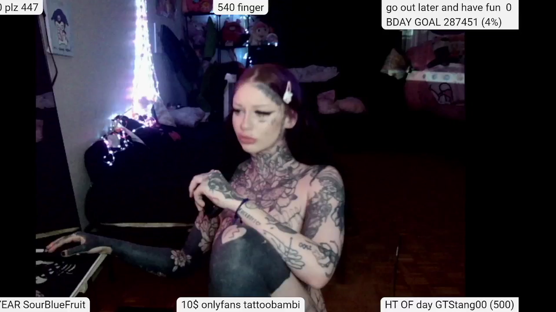 Gallery image thumbnail from Tattoobambi's myfreecams stream on, 05/27/2024, 06:45 image 4 of 20