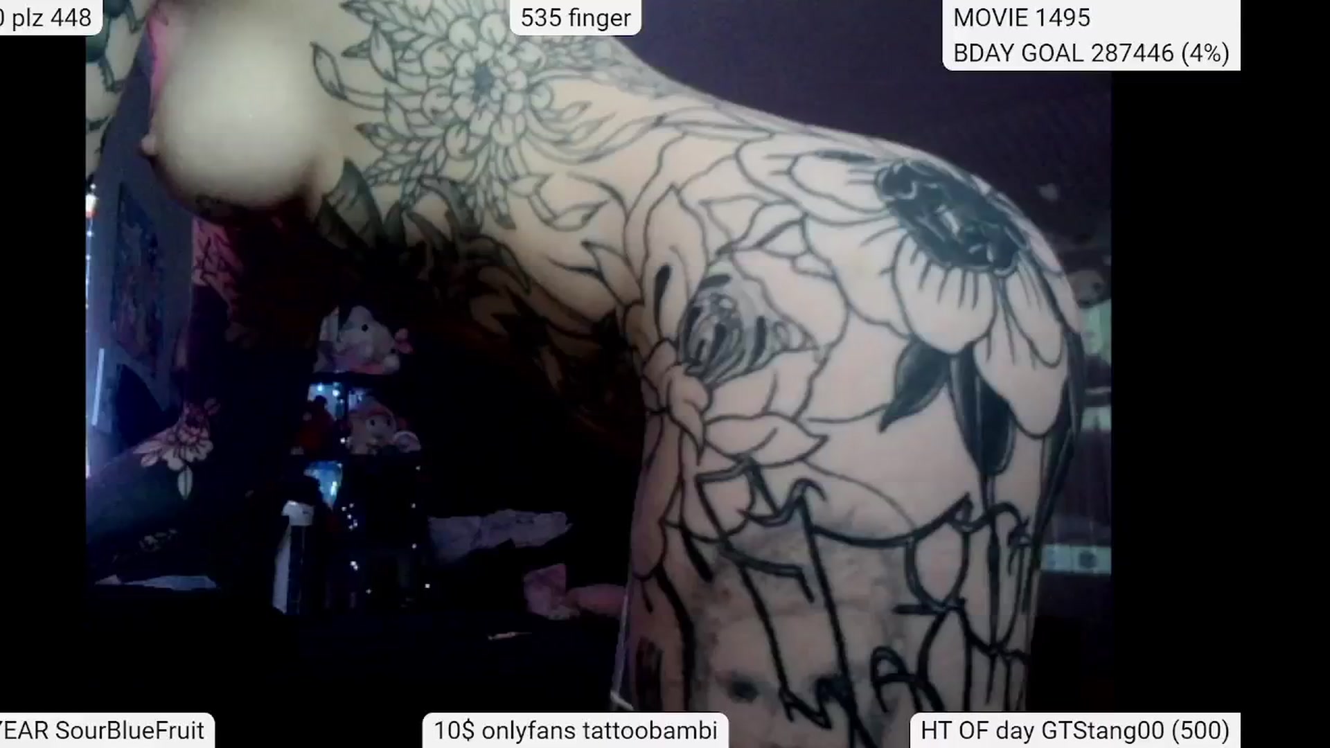 Gallery image thumbnail from Tattoobambi's myfreecams stream on, 05/27/2024, 06:45 image 7 of 20